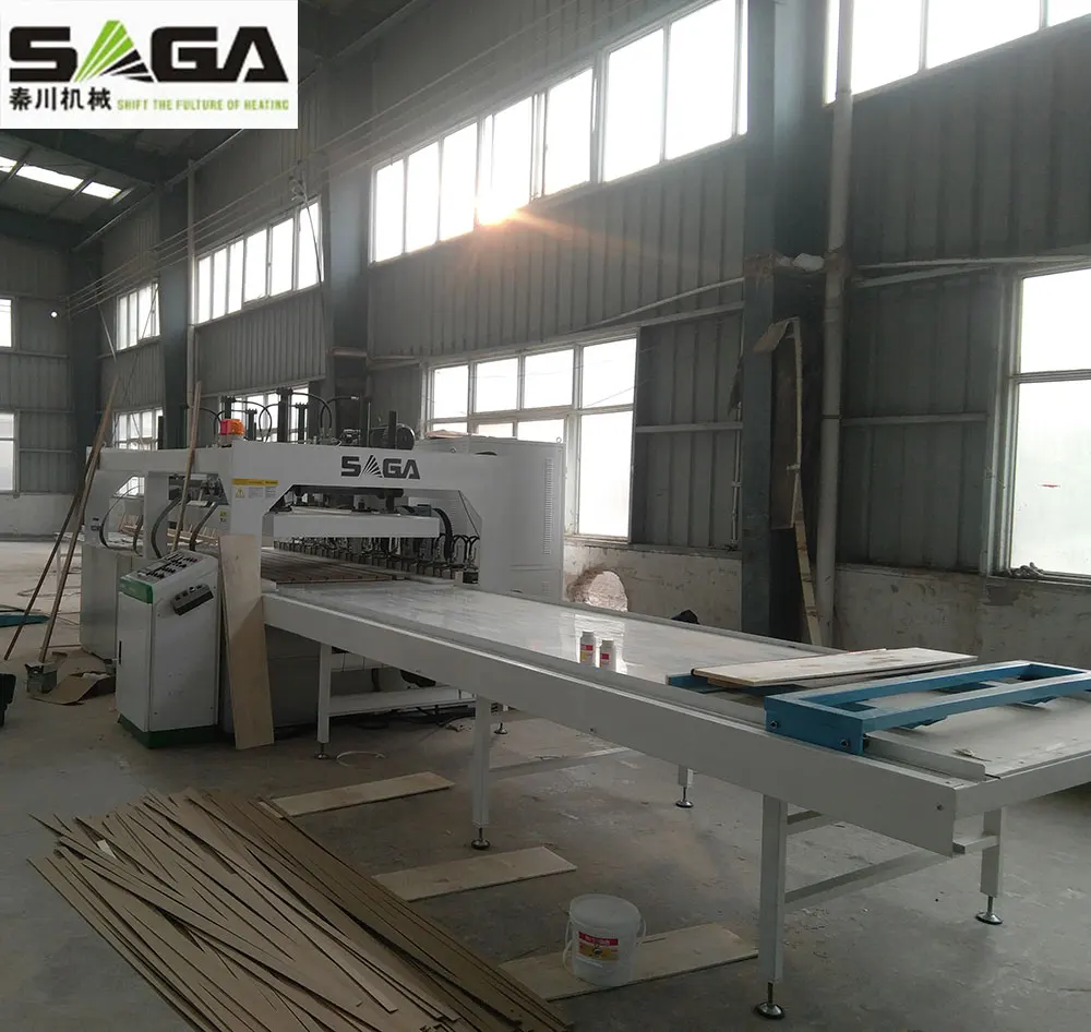 High Frequency Automatic Laminated Wood Machine HF Edge Joining Machine