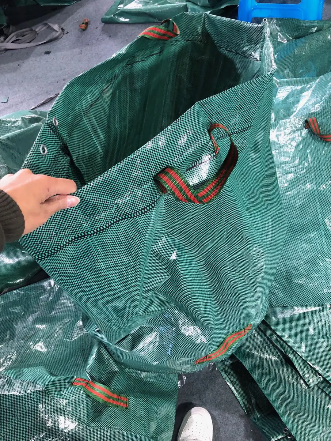 Foldable Two pack Gallons Garden Leaf Waste Bag heavy duty garden bags/trash can