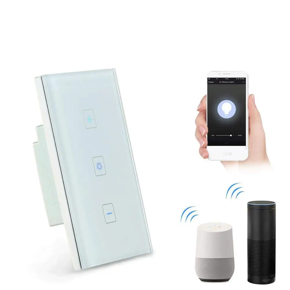 iot  switch panel control+ zigbee onoff switch+wifi smart switch live wire with glass touch panel for smart home