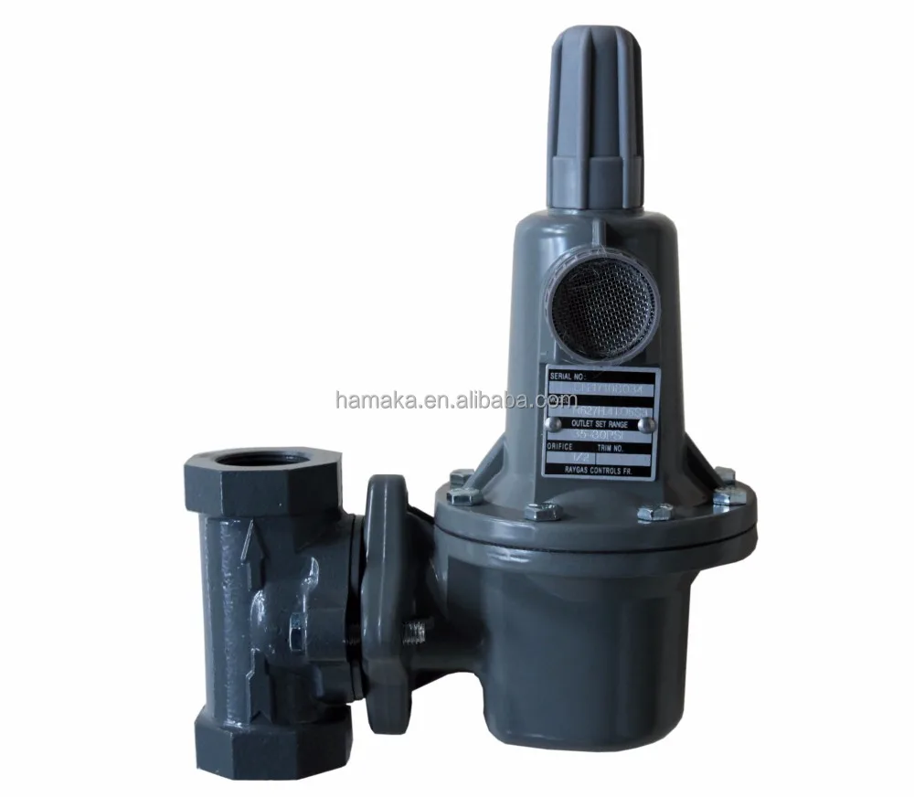 French design  China Made Raygas TYPE R627 LPG NG Ammonia like  Regulator 627-577 natural gas pressure regulator