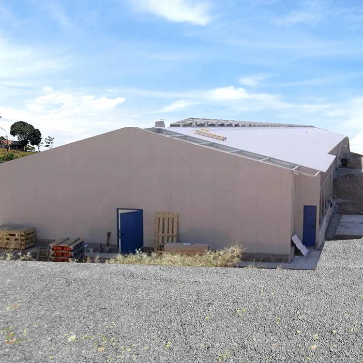 Низкая цена Автоматический дом prefab птицы для 10000 цыплят