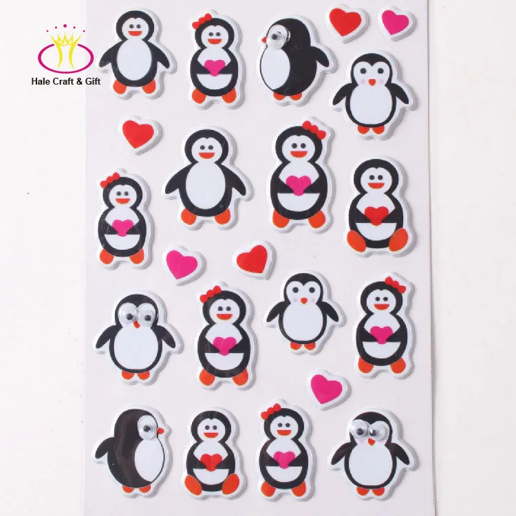 Wholesale Cheap Baby Kids Cute Googly Eyes Puffy Foam Craft Sheet Sticker