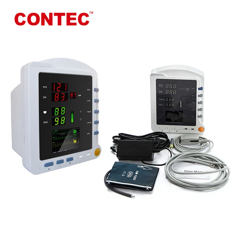 CONTEC CMS5100 led display portable vital sign monitor medical equipment for ambulance