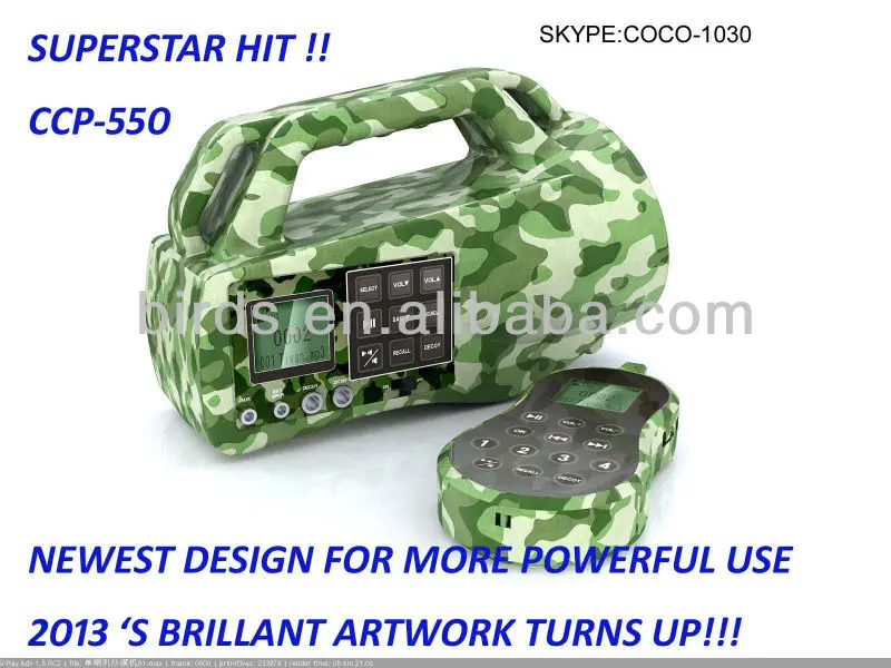 Electronic call CP-550; fox and deer hunting caller