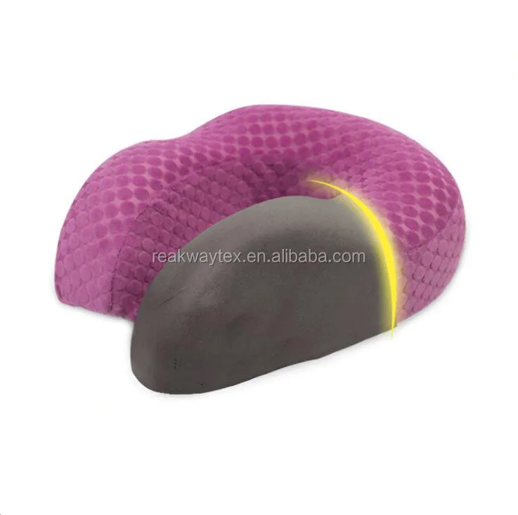 Travel Neck Pillow Memory Foam Soft Large U Shaped Car Headrest Support