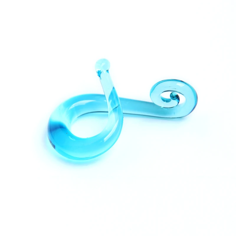 New Product Ideas 2022 Spiral Glass Ear Stretchers Plugs and Tunnels Piercing Body Jewelry wholesale