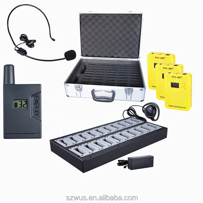 
High Quality whisper tour guide system for tourist teams,radio guiding device 