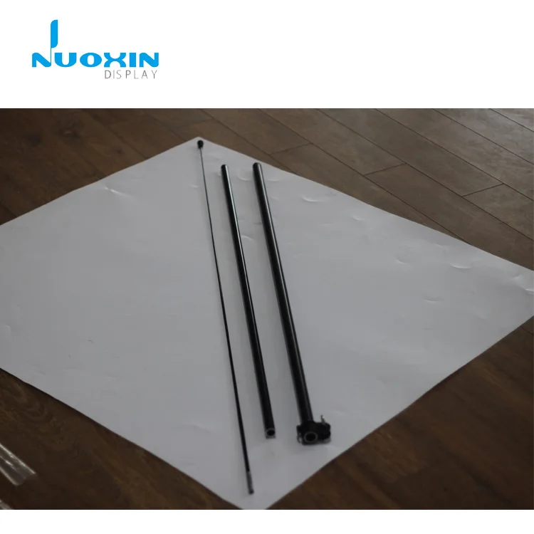 portable mobile telescopic fibreglass mast flagpole