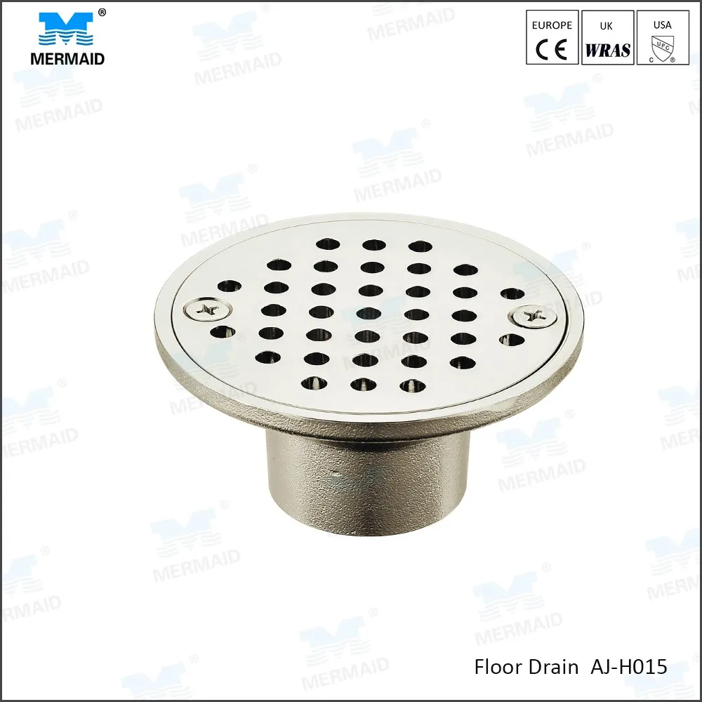 Tile Insert Square Floor Waste Grates Garage Floor Drain for Kitchen Balcony 90x90mm Brass Floor Drainer