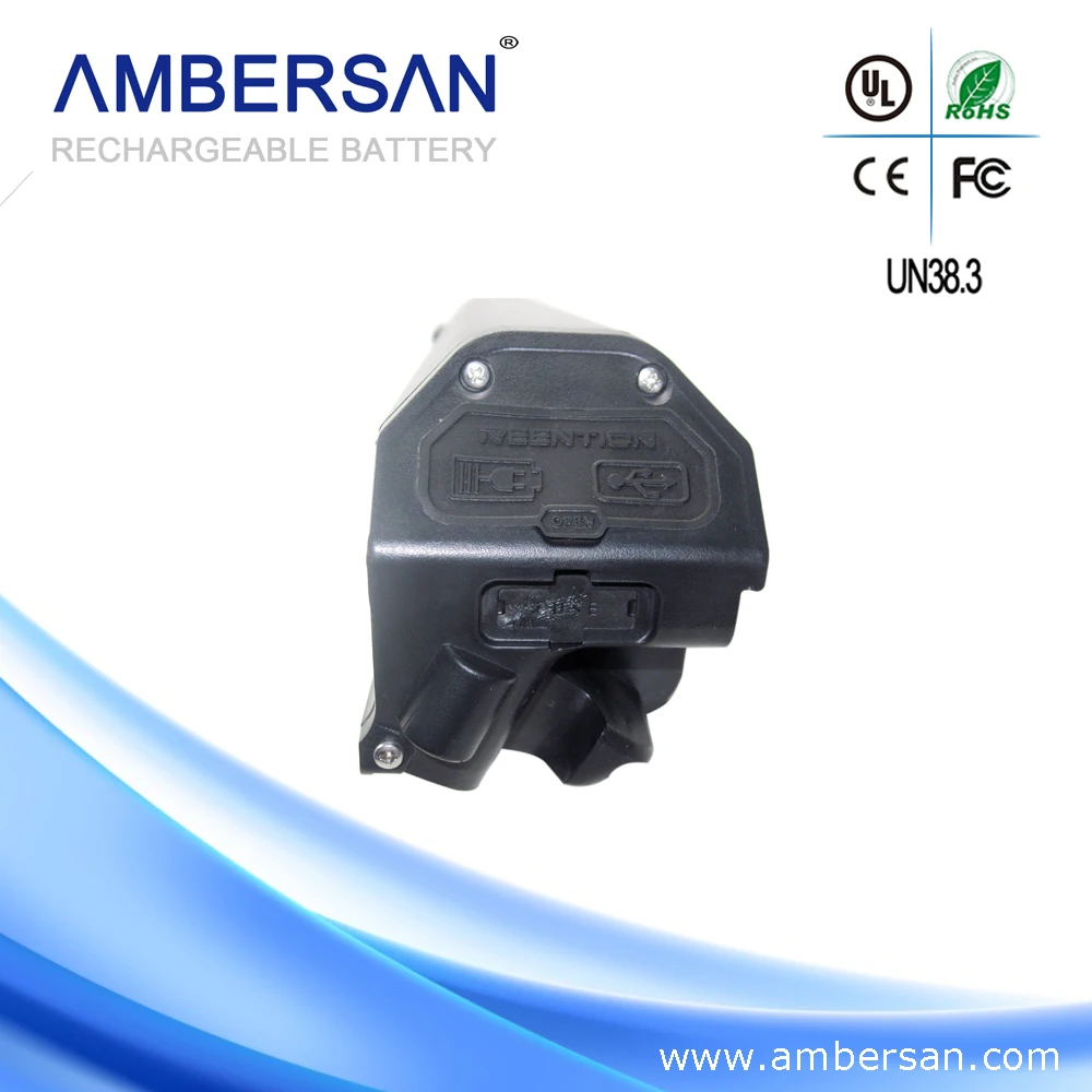 
Long slim ebike battery rechargeable lithium batteries for electric bicycle battery 