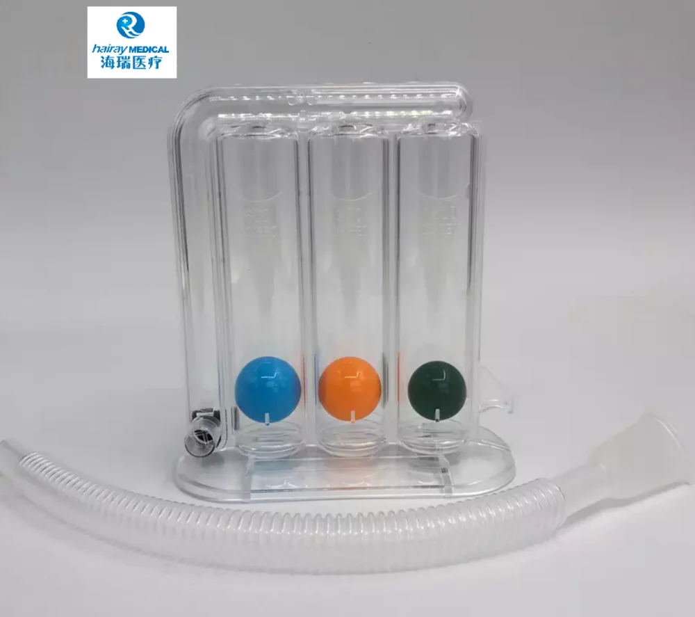 
Портативный трифло с 3 шариками, Спирометр с 3 шариками, тренажер дыхания, тренажер для респиратора 