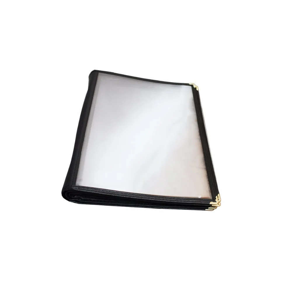 Sewn Menu Cover 1 Panel 2 View Leatherette 8.5 x 11