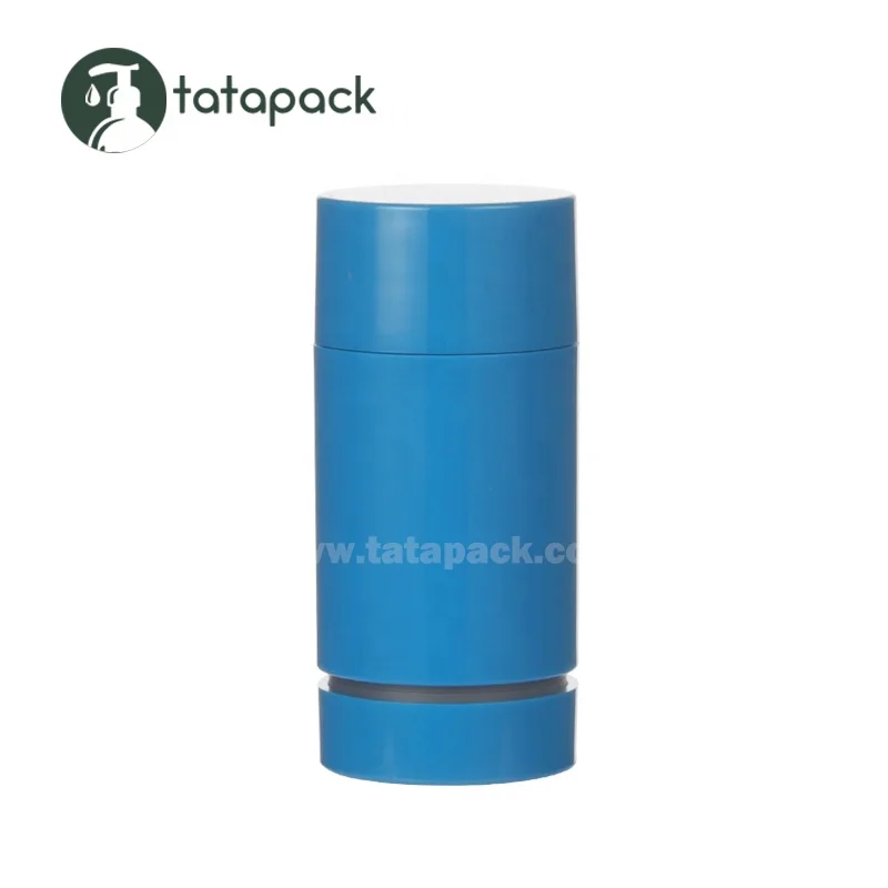 
2.65oz/75ml Empty Deodorant Containers; BPA-free PCR PP Plastic Twist-up Recyclable Tubes for Deodorant, Aromatherapy, Foot Balm 