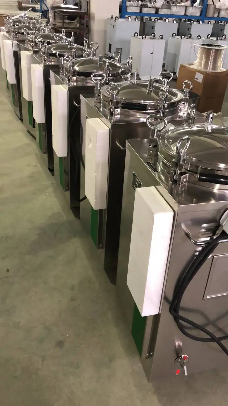 35 liter vertical steam autoclave sterilizer LS-35HD with 0-99 min timer