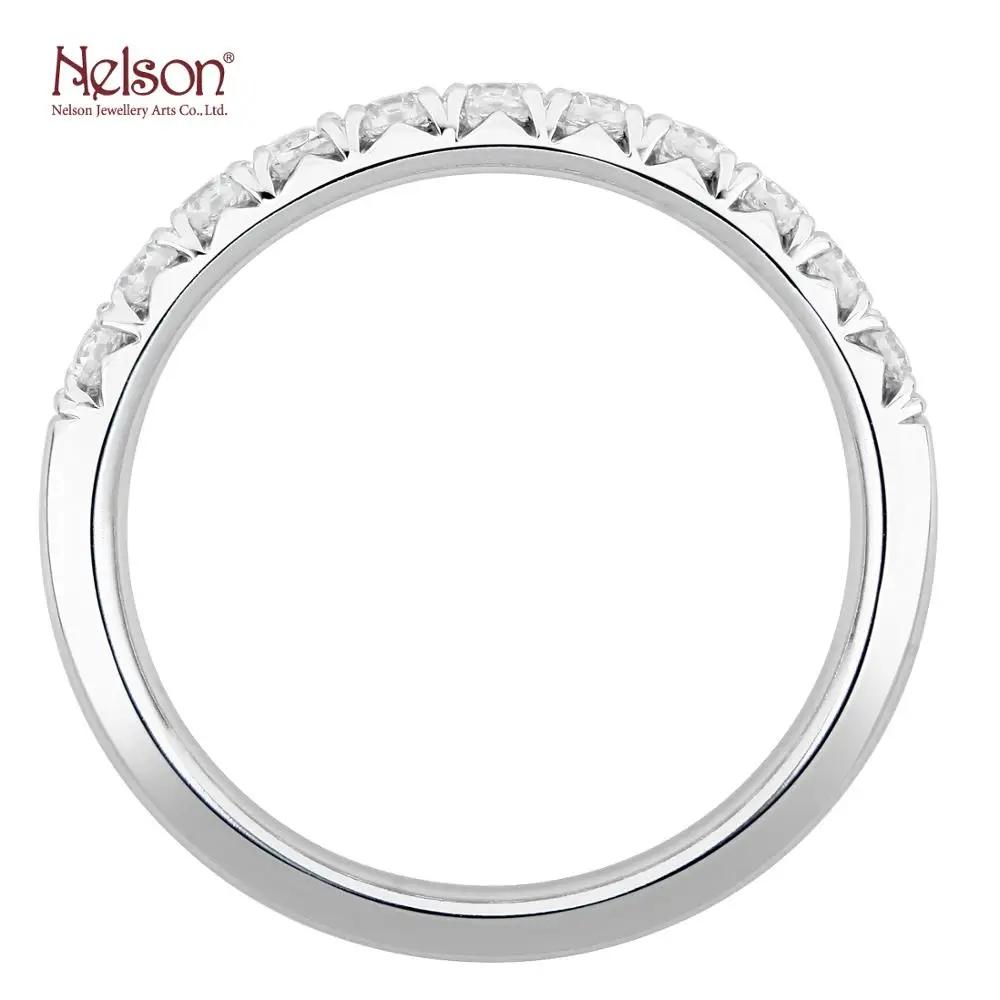 Zero risk Award Winning Factory Wholesale price no MOQ Factory Love 18K White Yellow Rose Gold Party Band Ring For Wife