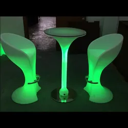 garden led glow furniture outdoor chair,led stool