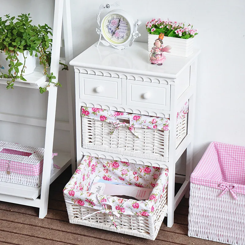 
Wholesale unfinished furniture wood corner cabinet European Rural brand locker Solid wood antique bedside table 