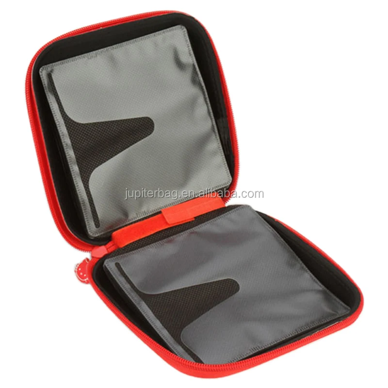 digital printing square eva case organizer box for cd dvd