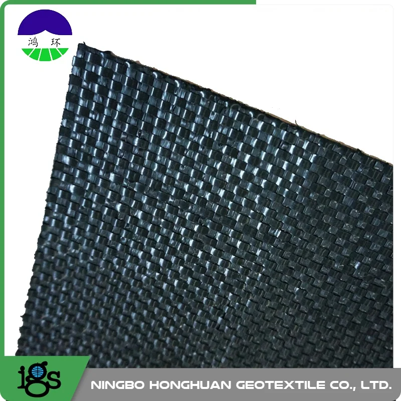 Polypropylene Woven Geotextile 25KN-15KN polypropylene woven fabric