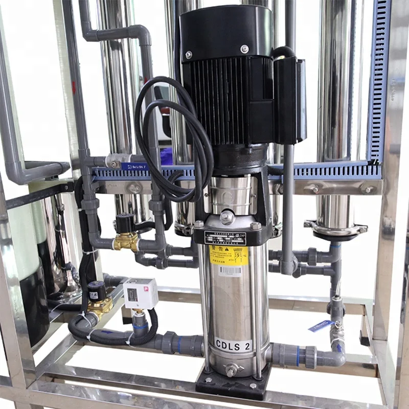 500LPH borehole underground salty drinking pure water making machine treatment plant