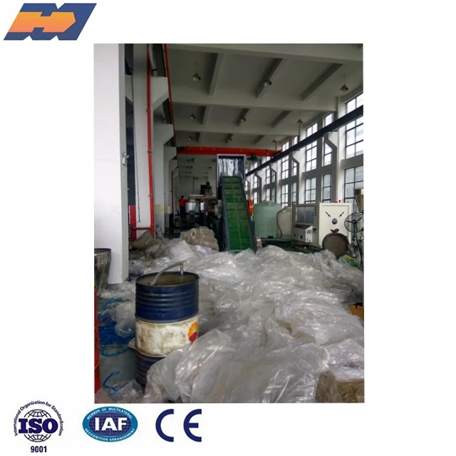 Plastic film waste recycling machine Plastic waste washing machine PE BAG recycling line