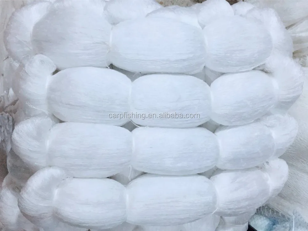 Snow white nylon multifilament fishing net supplier