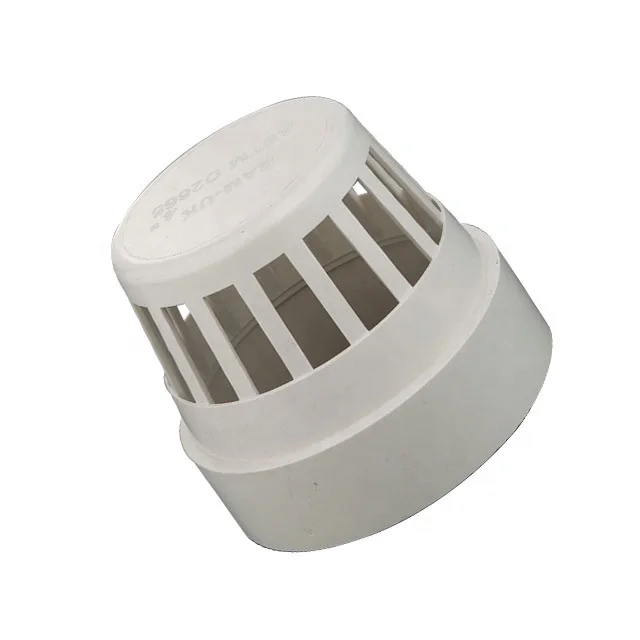U.S. SCH40 drainage venting cap U.S.  ventilation cap PVC buried drainage pipe fittings