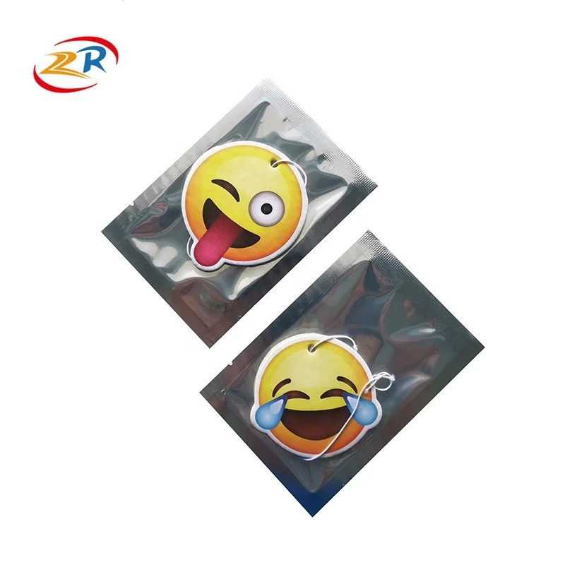 Высококачественное подвесное солнцезащитное стекло с эмоциями, Ароматизированная бумага, индивидуальный освежитель воздуха для автомобиля