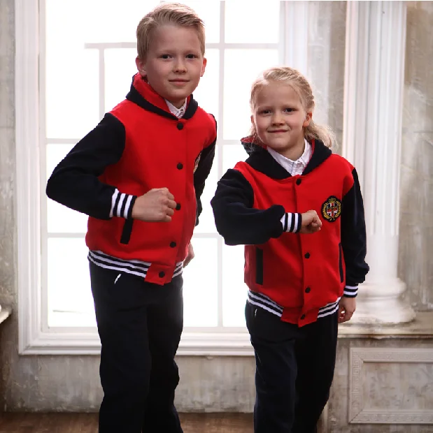 Custom School uniform design Cheap bulk primary school uniforms