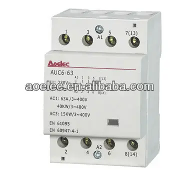 
AUC6 3M 40A with Semko certificate Electrical Modular elevator Contactor 