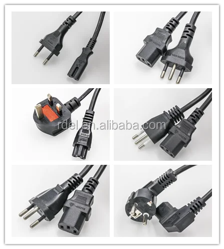 SEV approval switzerland 10A 250V 3 pin male ac power cord to IEC C13 female connector for rice cooker, electrical grill