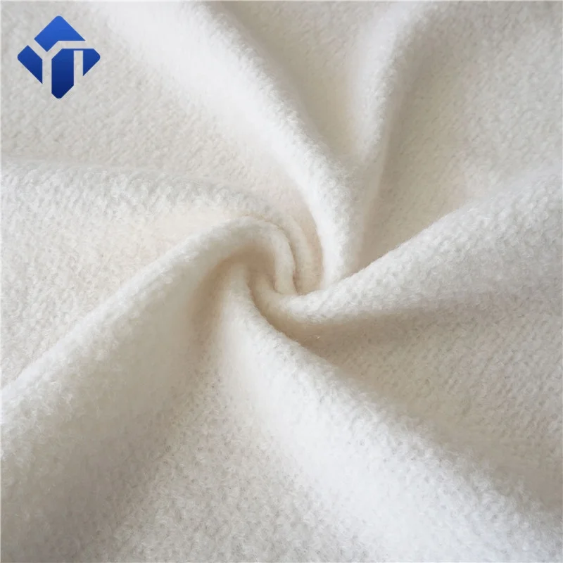 Good price knit wool boucle fleece fabric for coats