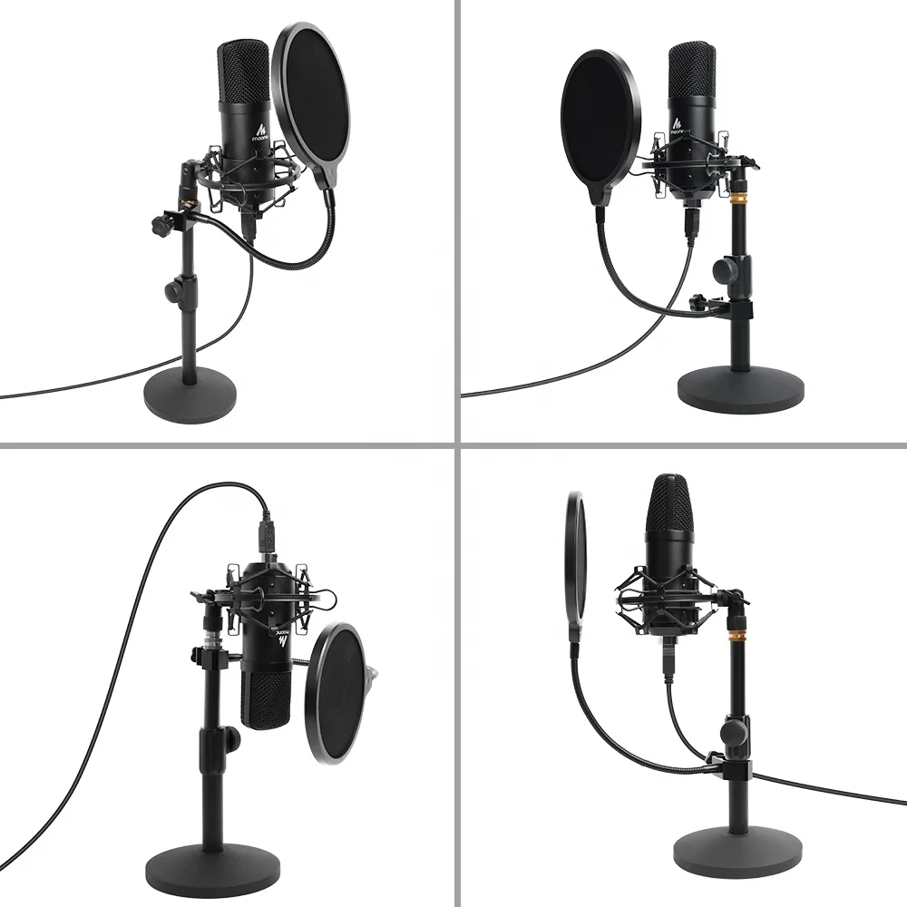 
2020 new BM 700 desktop wired studio microphone with microphone stand 