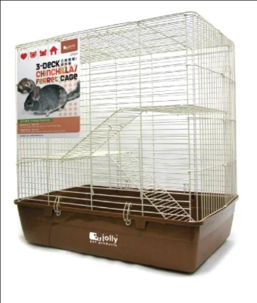 
Made In China High Quality Bright And Clean Three Layer Coffee Chinchilla Cages For Sale 