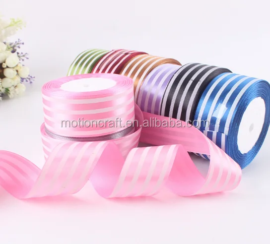 wholesale 2.5cm custom logo printed polyester satin ribbon good quality cheap price