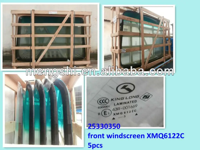 price bus windscreen of King Long Higer Golden Dragon Yutong Buses
