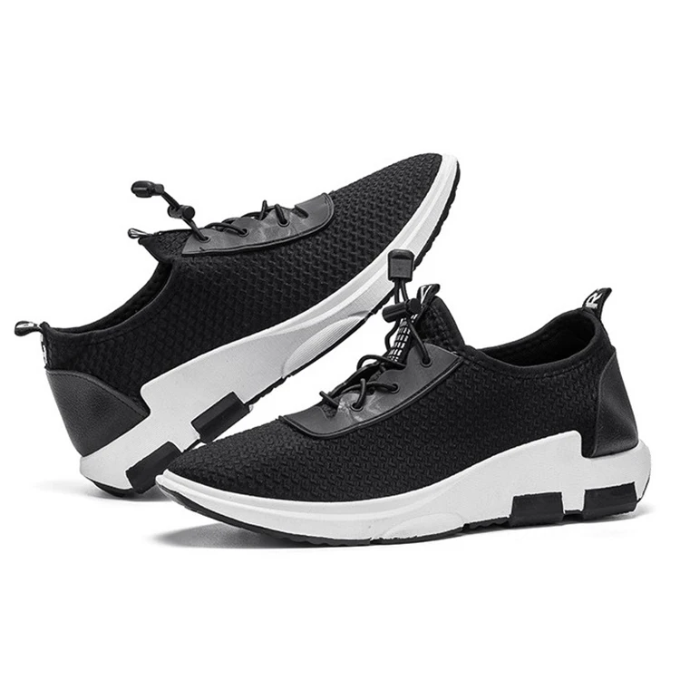 2017 new model pictures perfect steps putian men shoes polyester mesh fabric for running shoes