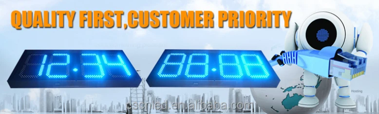 digital led petrol price display