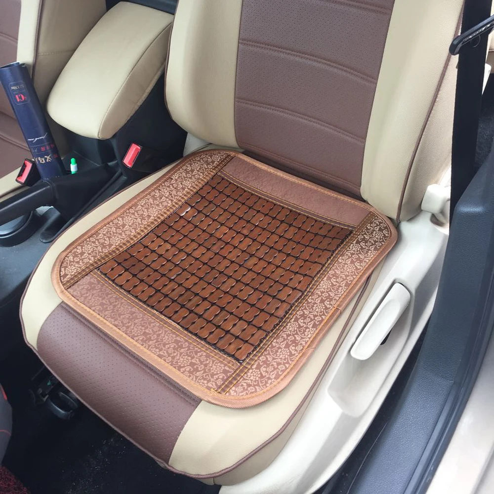 Летняя охлаждающая бамбуковая подушка для автомобильного сиденья