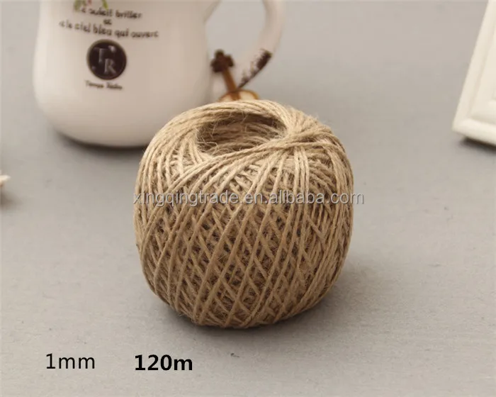 Natural jute rope Soft Natural Jute Twine Gift box String Rope