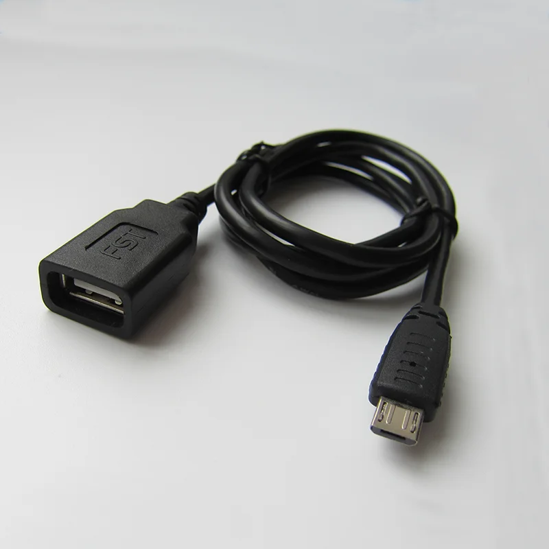 Micro 5Pin Male to USB 2.0 Female cable OTG Cable for android mobile phone USB Female to Micro Male On The Go Adapter