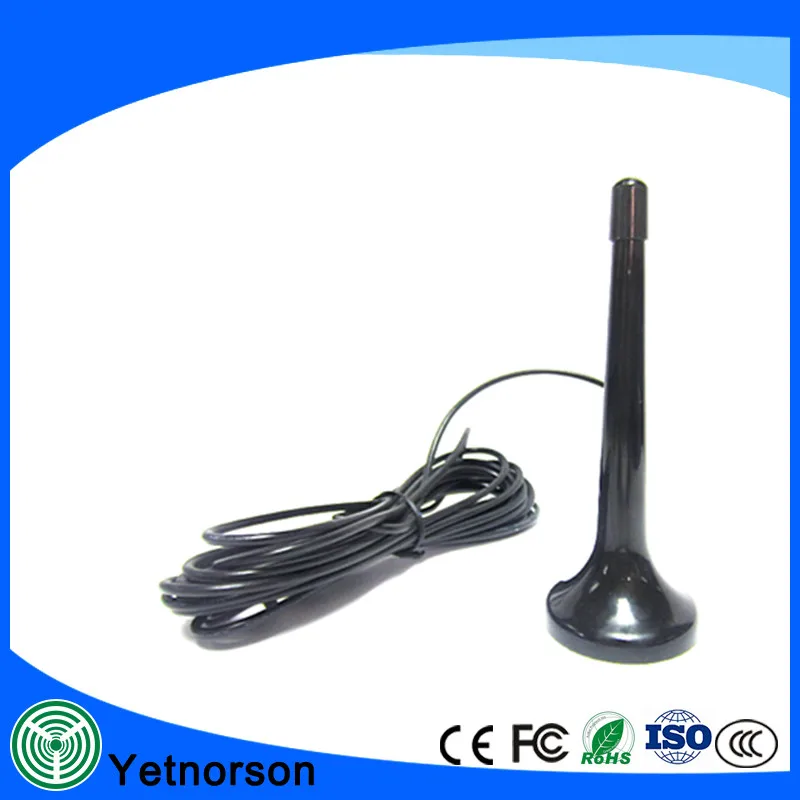 Лучшая Цена Магнитным Основанием UHF VHF Digital Indoor DVB DVB T Резиновая Утка Штыревая Антенна для Автомобиля