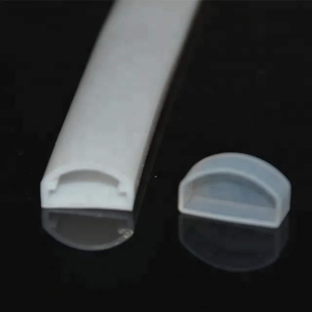 
Ip68 Waterproof Clear Silicone Casing Tube With End Cap And Clip 