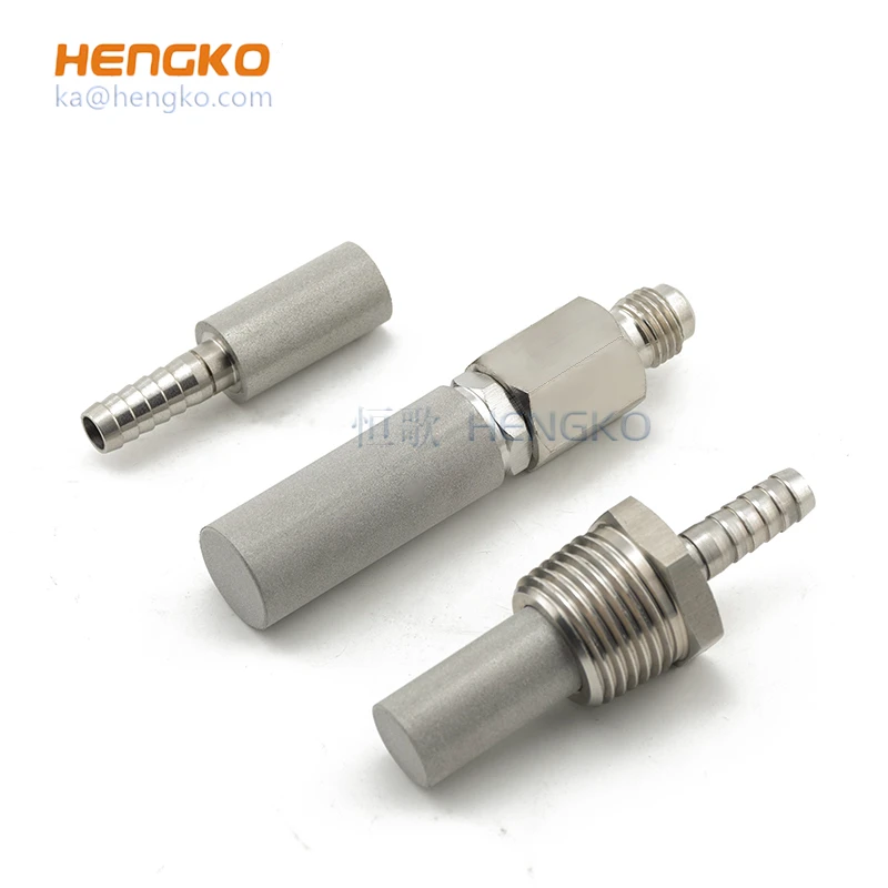 Sintered Porous Stainless Steel Aerator Diffuser Aquarium Air Stone