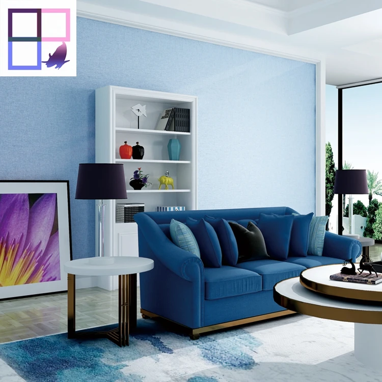 Aliba Interior textile wall coating material natural bf wallpaper