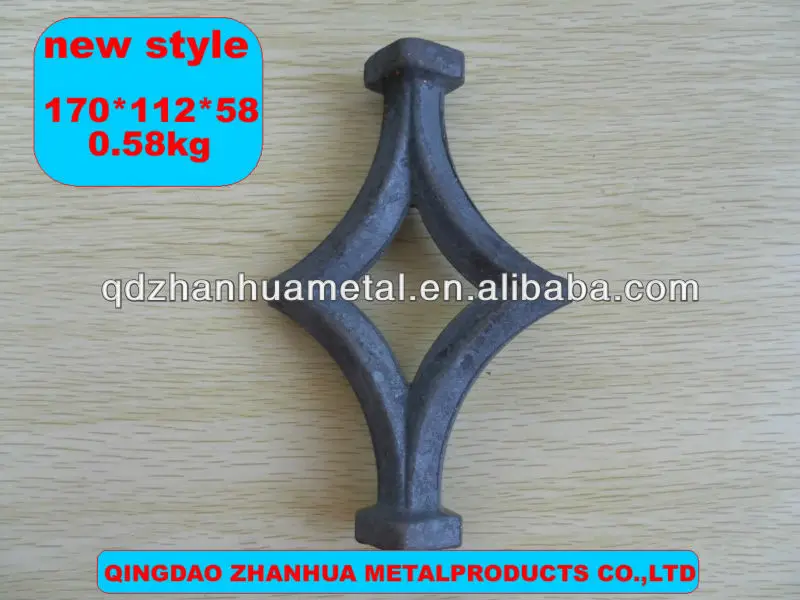 High quality wrought iron spear top metal fence