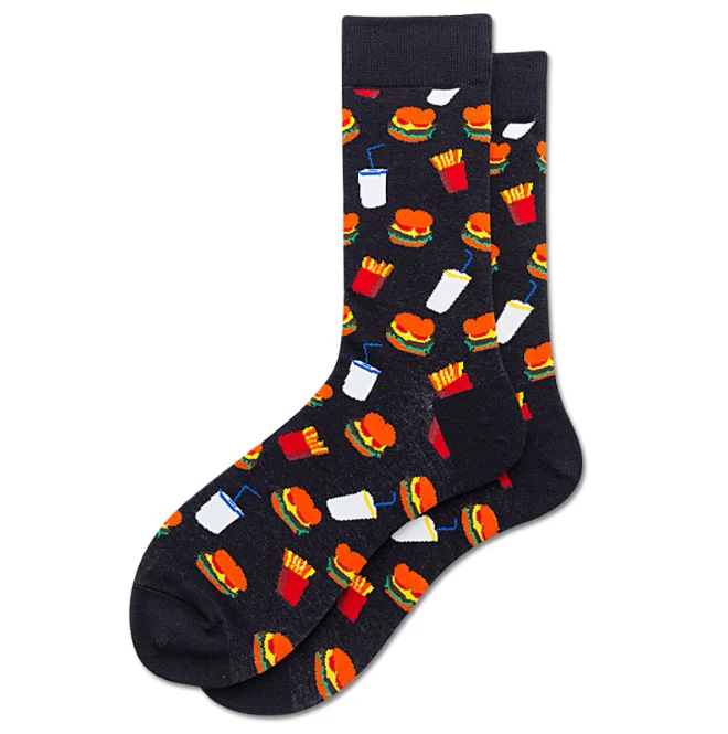 Fashion Turkey socks cheese tube socks French fries ladies socks