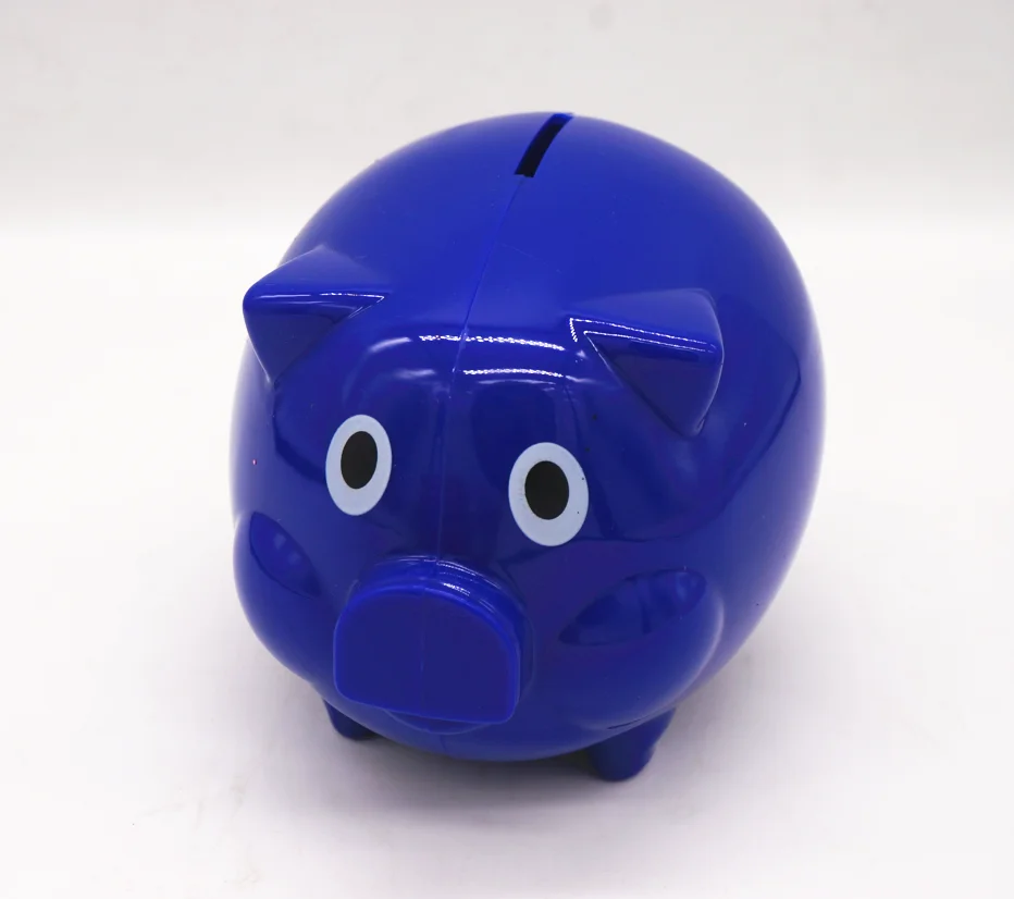 
house money saving box/clear plastic coin banks/animal shape piggy banks 