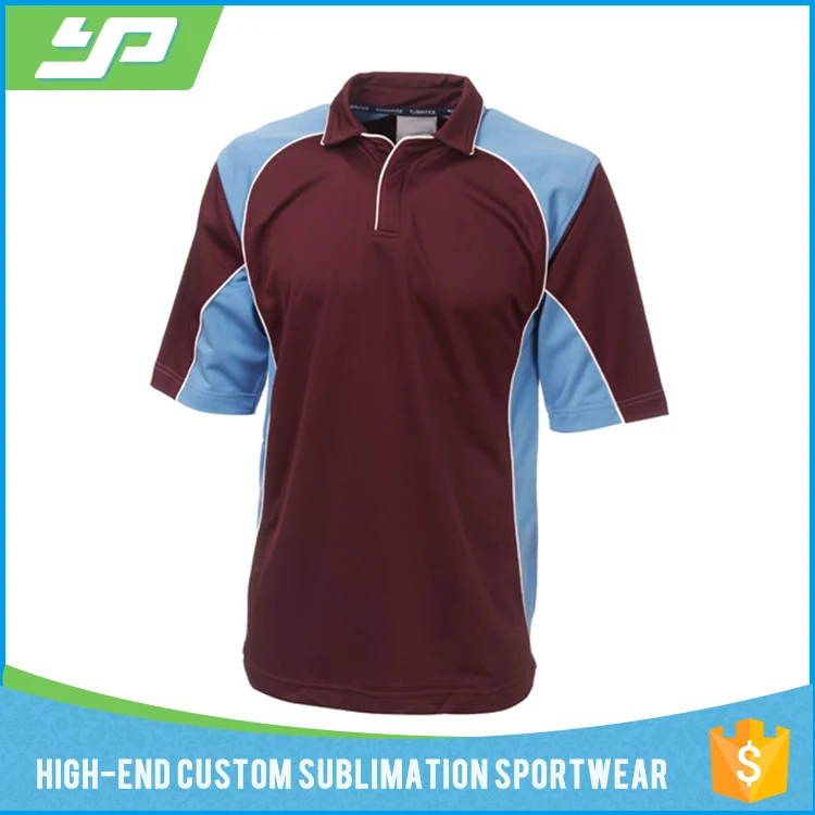 Оптовая на заказ короткий рукав быстрый сухой возгонки цифровой печати названия команды крикета Джерси