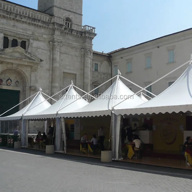 
Luxury aluminum marquee high peak white waterproof gazebo garden wedding pagoda canopy style tent for multi-purpose 